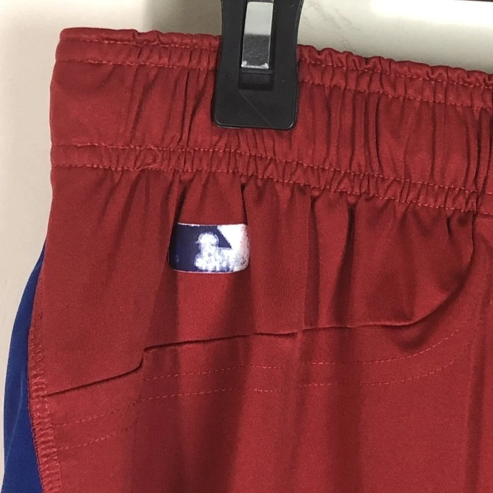 Nike Dri-Fit Performance Philadelphia Phillies Basketball Shorts Red Large